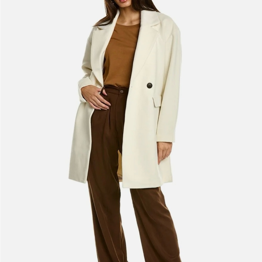 NOIZE Poesy‎ Faux Wool Coat - Size L